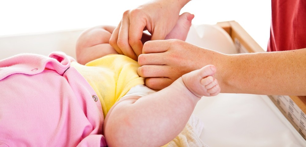 Menjanje pelena kod bebe
